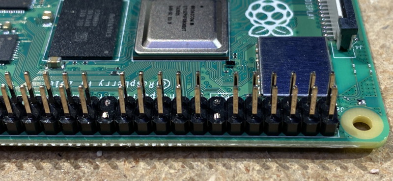 cuts to Raspberry PI aux connector