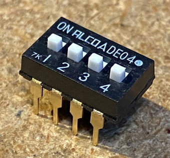 package with 4 white switches