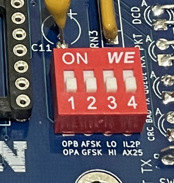 red SW3 board placement