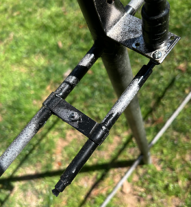Image of home-made gamma match for 2 meters
