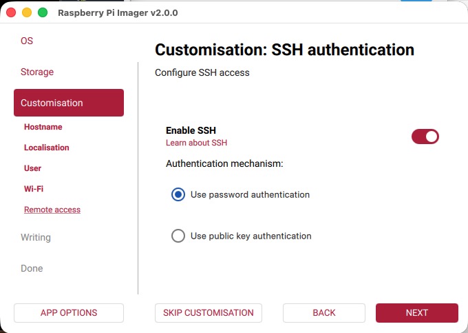 SSH authentication
