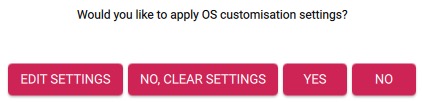 OS Customizations